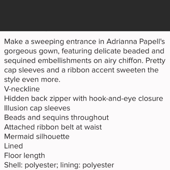 Adrianna Papell Plus size beaded cap sleeves gown - Picture 12 of 13